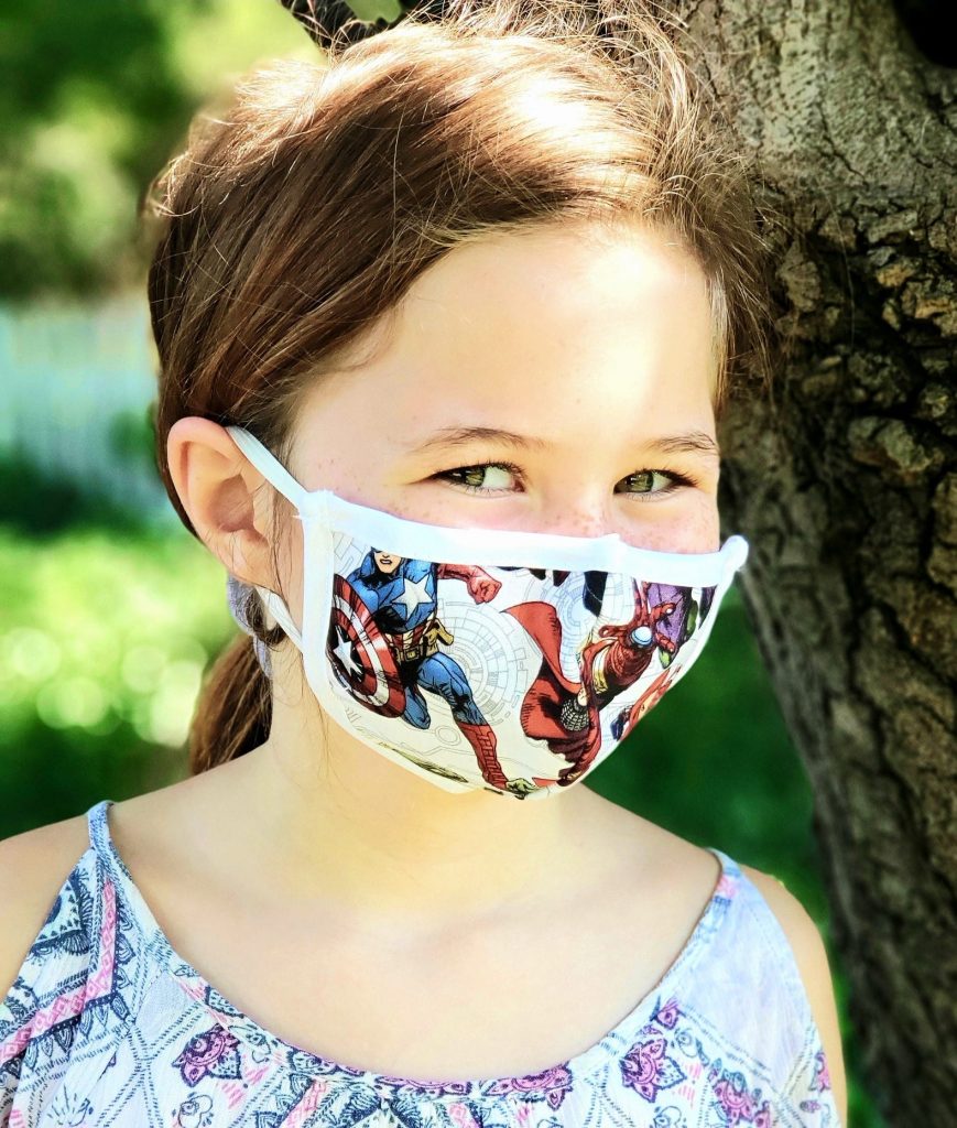 Children's Character Print Face Mask