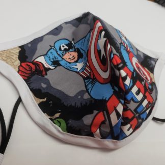 Captain America Adult Face Mask